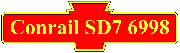 Conrail SD7 6998