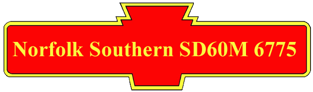 Norfolk Southern SD60M 6775