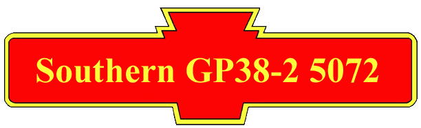 Southern GP38-2 5072
